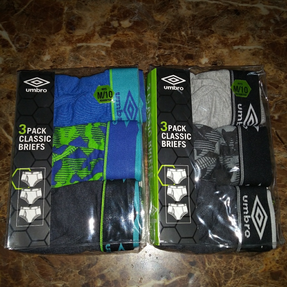Youth medium Umbro classic breifs bundle
